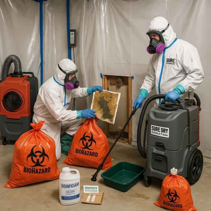 Contaminated Water Handling Protocols process in Amidon, ND