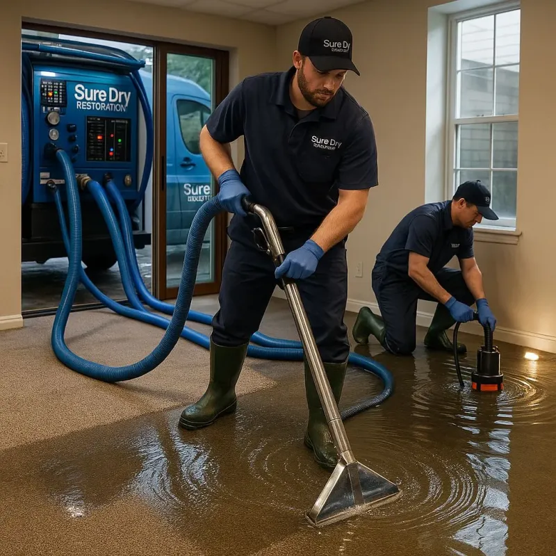 Water Extraction and Removal process in Amidon, ND